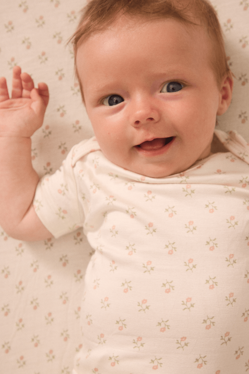 Blush Floret Baby Sleep Set by Mythora