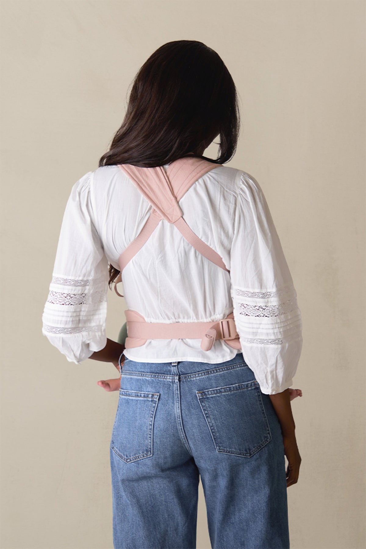 Blush Floret Soft Buckle Carrier by Mythora