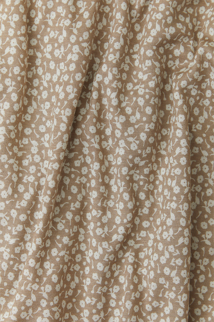 Cream Floral Baby Wrap by Mythora
