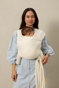Cream Pointelle Baby Wrap by Mythora