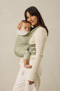 Sage Chequer Soft Buckle Carrier by Mythora