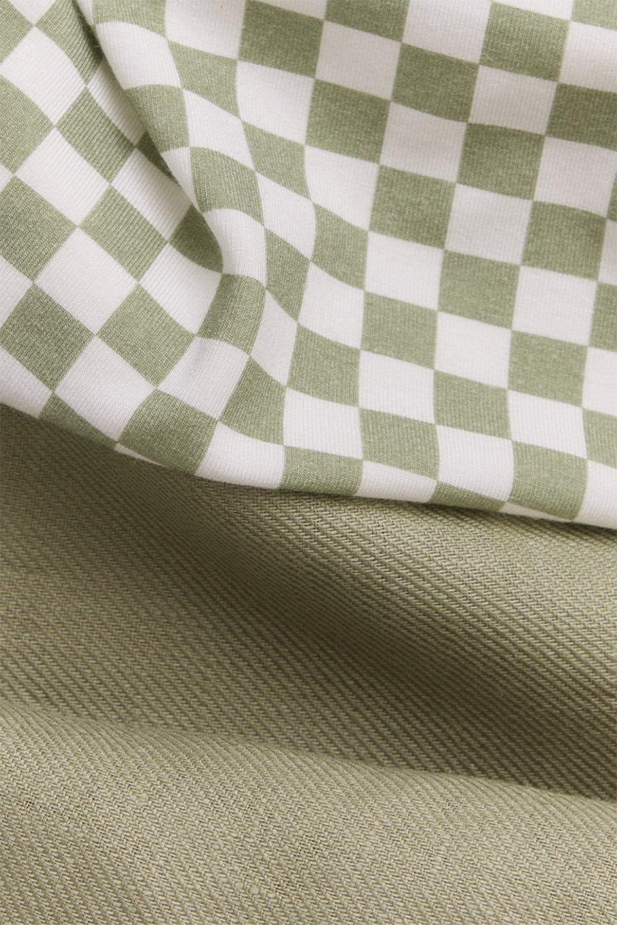 Sage Chequer Soft Buckle Carrier by Mythora