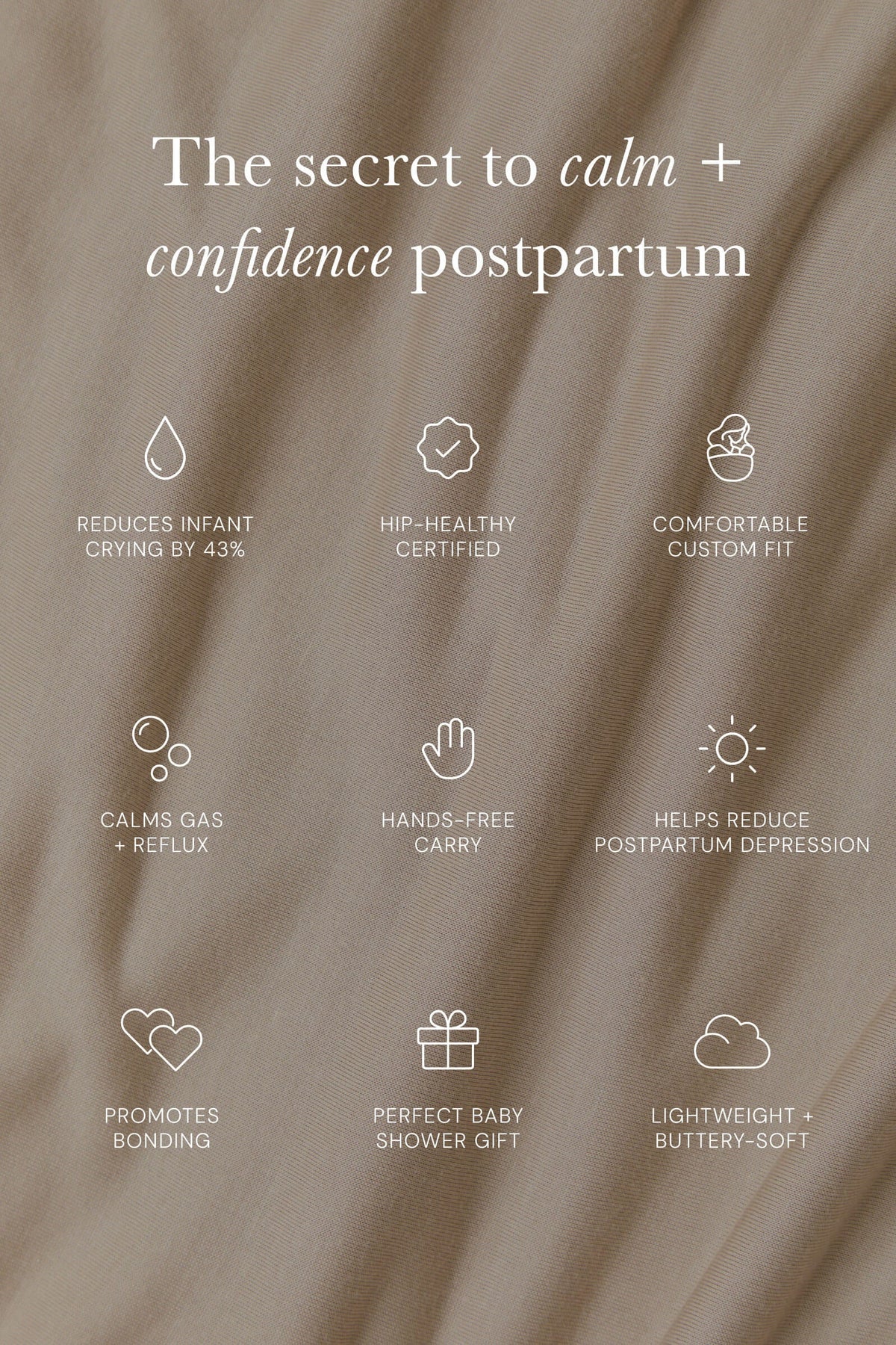 Cream Pointelle Baby Wrap by Mythora